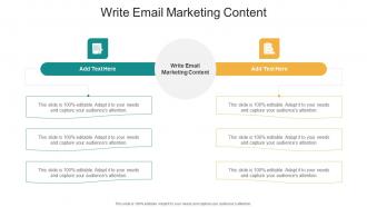 Write Email Marketing Content In Powerpoint And Google Slides Cpb