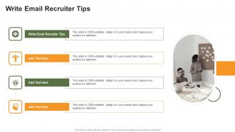 Write Email Recruiter Tips In Powerpoint And Google Slides Cpb