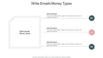 Write Emails Money Types In Powerpoint And Google Slides Cpb