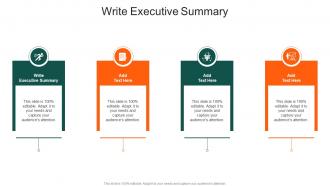 Write Executive Summary In Powerpoint And Google Slides Cpb