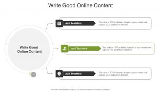 Write Good Online Content In Powerpoint And Google Slides Cpb