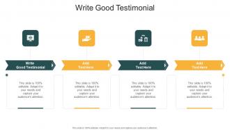 Write Good Testimonial In Powerpoint And Google Slides Cpb