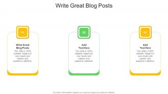 Write Great Blog Posts In Powerpoint And Google Slides Cpb