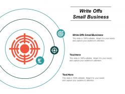 Write offs small business ppt powerpoint presentation gallery example file cpb