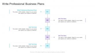 Write Professional Business Plans In Powerpoint And Google Slides Cpb