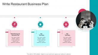 Write Restaurant Business Plan In Powerpoint And Google Slides Cpb