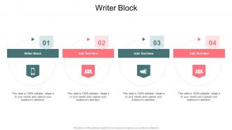 Writer Block In Powerpoint And Google Slides Cpb