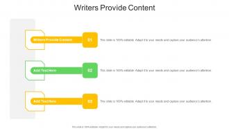 Writers Provide Content In Powerpoint And Google Slides Cpb