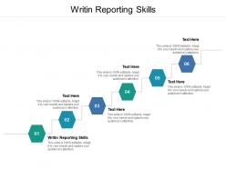 Writin reporting skills ppt powerpoint presentation inspiration templates cpb