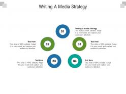 Writing a media strategy ppt powerpoint presentation summary slides cpb