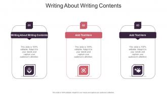 Writing About Writing Contents In Powerpoint And Google Slides Cpb
