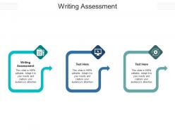 Writing assessment ppt powerpoint presentation portfolio influencers cpb