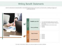 Writing benefit statements ppt powerpoint presentation layouts inspiration
