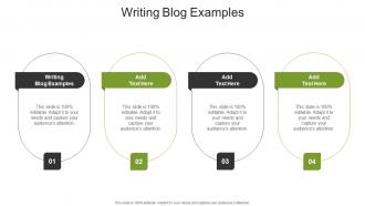 Writing Blog Examples In Powerpoint And Google Slides Cpb