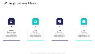 Writing Business Ideas In Powerpoint And Google Slides Cpb