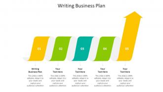 Writing business plan ppt powerpoint presentation visual aids diagrams cpb