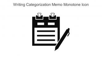 Writing Categorization Memo Monotone Icon In Powerpoint Pptx Png And Editable Eps Format