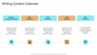 Writing Content Calendar In Powerpoint And Google Slides Cpb