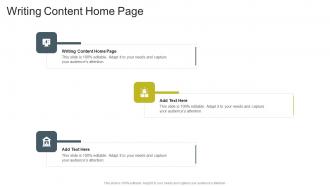 Writing Content Home Page In Powerpoint And Google Slides Cpb