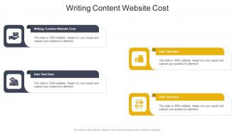 Writing Content Website Cost In Powerpoint And Google Slides Cpb