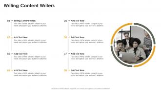 Writing Content Writers In Powerpoint And Google Slides Cpb