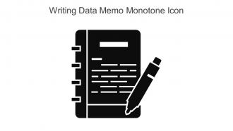 Writing Data Memo Monotone Icon In Powerpoint Pptx Png And Editable Eps Format