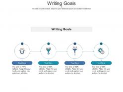 Writing goals ppt powerpoint presentation slides file formats cpb
