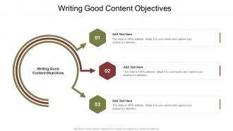 Writing Good Content Objectives In Powerpoint And Google Slides Cpb