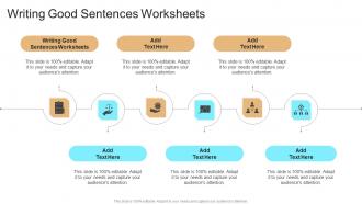 Writing Good Sentences Worksheets In Powerpoint And Google Slides Cpb