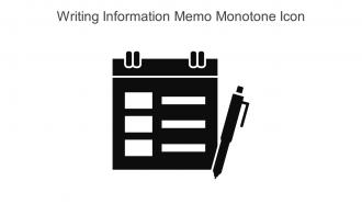 Writing Information Memo Monotone Icon In Powerpoint Pptx Png And Editable Eps Format