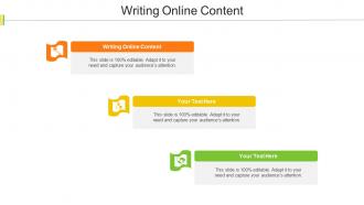 Writing Online Content Ppt Powerpoint Presentation Ideas Elements Cpb