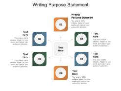Writing purpose statement ppt powerpoint presentation gallery slide cpb