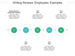 Writing reviews employees examples ppt powerpoint presentation icon slide cpb