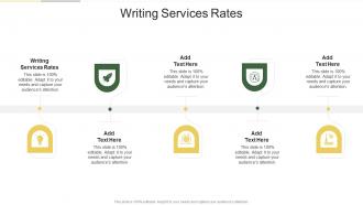 Writing Services Rates In Powerpoint And Google Slides Cpb