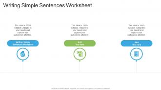 Writing Simple Sentences Worksheet In Powerpoint And Google Slides Cpb