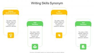 Writing Skills Synonym In Powerpoint And Google Slides Cpb