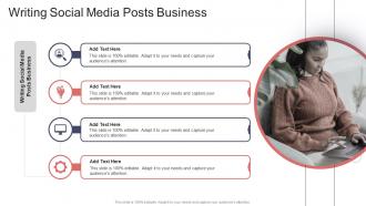 Writing Social Media Posts Business In Powerpoint And Google Slides Cpb