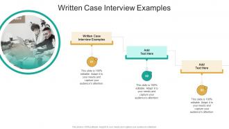 Written Case Interview Examples In Powerpoint And Google Slides Cpb