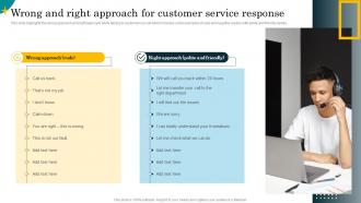 Wrong And Right Approach For Customer Service Response Best Practices For Effective Call Center
