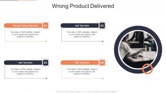 Wrong Product Delivered In Powerpoint And Google Slides Cpb
