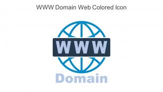 Www Domain Web Colored Icon In Powerpoint Pptx Png And Editable Eps Format