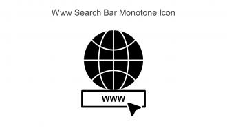Www Search Bar Monotone Icon