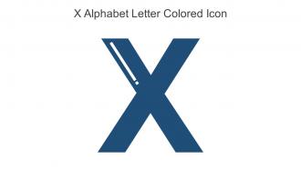 X Alphabet Letter Colored Icon In Powerpoint Pptx Png And Editable Eps Format