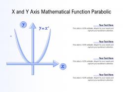 X And Y Axis Mathematical Function Parabolic