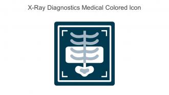 X Ray Diagnostics Medical Colored Icon In Powerpoint Pptx Png And Editable Eps Format
