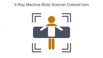 X Ray Machine Body Scanner Colored Icon In Powerpoint Pptx Png And Editable Eps Format