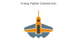 X Wing Fighter Colored Icon In Powerpoint Pptx Png And Editable Eps Format