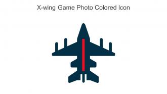 X Wing Game Photo Colored Icon In Powerpoint Pptx Png And Editable Eps Format