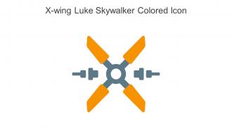 X Wing Luke Skywalker Colored Icon In Powerpoint Pptx Png And Editable Eps Format