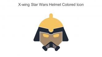 X Wing Star Wars Helmet Colored Icon In Powerpoint Pptx Png And Editable Eps Format